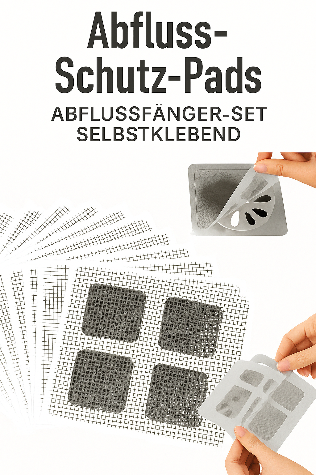 Abfluss-Müllfänger-10er Set
